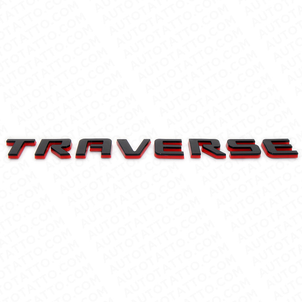 Chevy Traverse Rear Lifgate Letter Badge Nameplate Logo Emblem Redline Sport