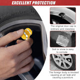 4pcs Universal Car Tire Wheel Valve Stem Caps Hex Design Dust Cover Accessories