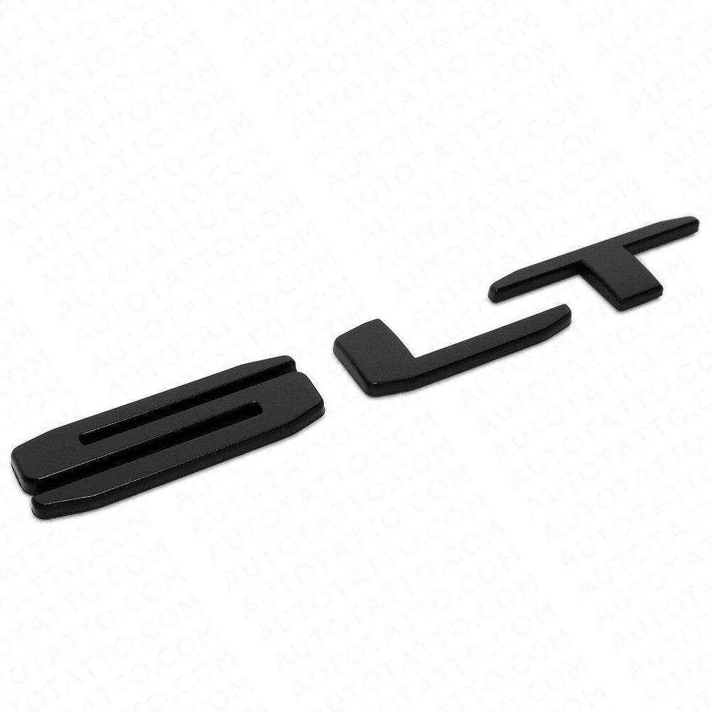 19-21 GMC Sierra Tailgate SLT Logo Emblem Pickup Badge Nameplate Matte Black
