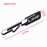 3D Fashion ABS GT/GT Line Car Decal Badge Emblem Sticker for Kia Auto Decoration
