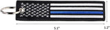 2 Pack American Flag Keychain Tag with 4 Pack American Flag Valve Stem Caps Gift