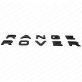 For Range Rover Front Hood Logo OEM Emblem Letters Badge Sport Gloss Black SVR