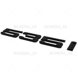 For BMW 535i Emblem Replace Badge Trunk Lid M Series Performance F10 Gloss Black