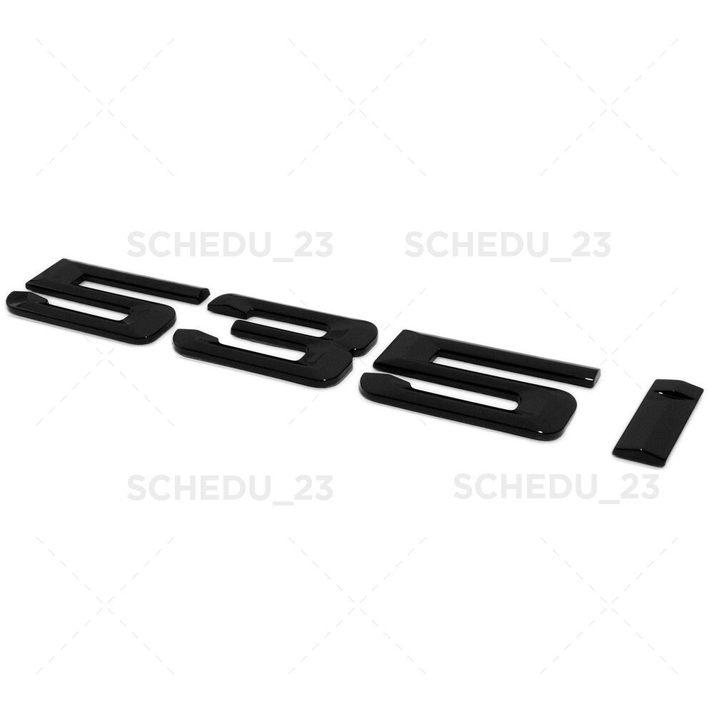 For BMW 535i Emblem Replace Badge Trunk Lid M Series Performance F10 Gloss Black