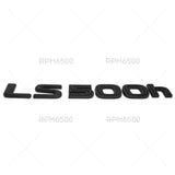 Lexus Rear Turnk Lid LS 500h Letter Logo Badge Emblem Car Replace Matte Black
