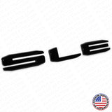 19-21 GMC Sierra Tailgate SLE Logo Emblem Pickup Badge Nameplate Gloss Black