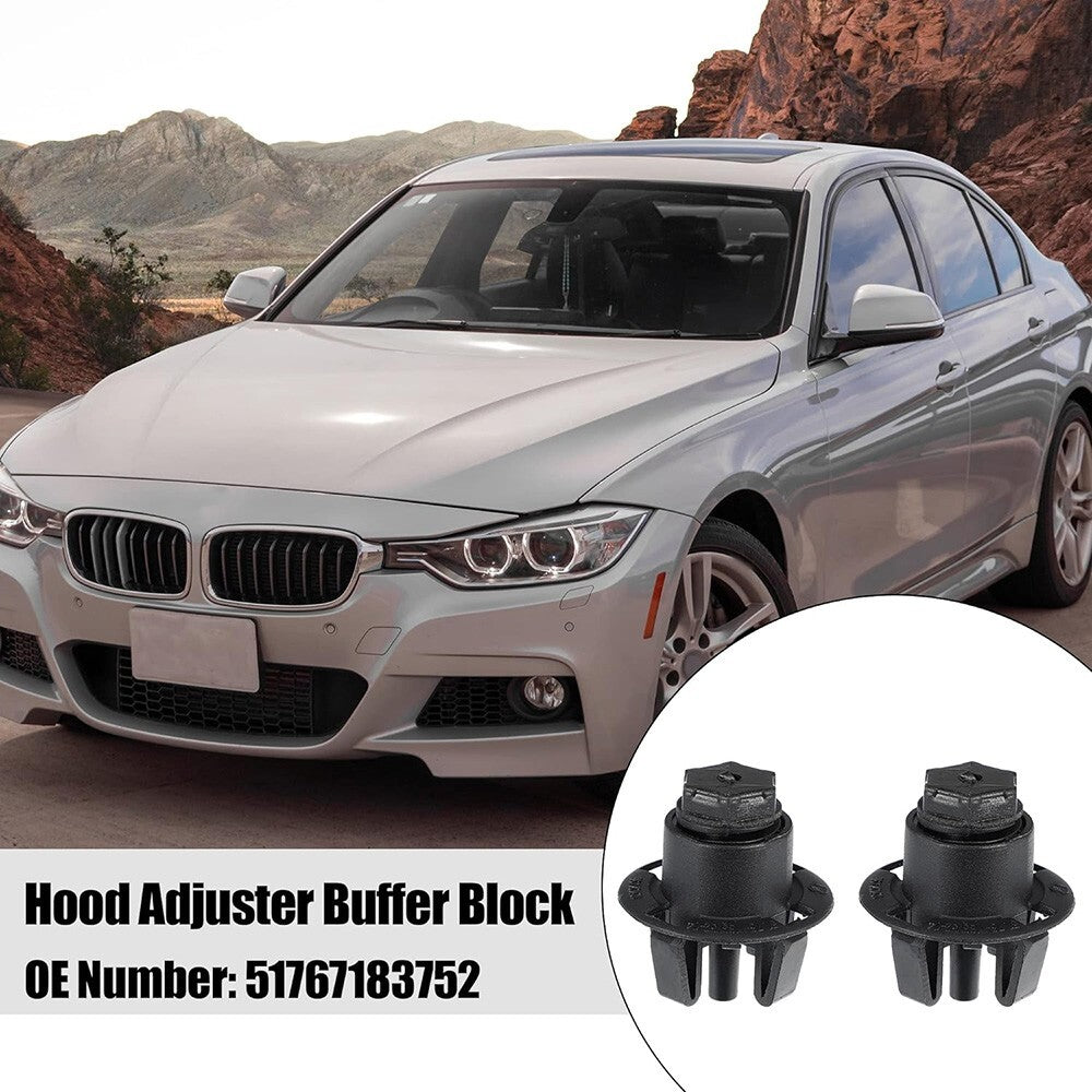 2pcs BMW Mini Cooper Bonnet Hood Bumper AdjusterStop Buffer Block Repair Parts