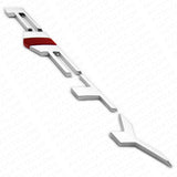 For Camaro FIfty Side Fender Marker Nameplate Logo Sport Emblem Decorate Chrome