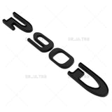 Tesla Rear Liftgate P90D Letter Nameplate Logo Badge Emblem Sport Matte Black