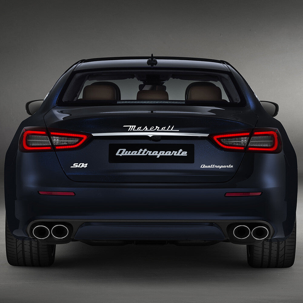 Maserati Ghibli Quattroporte SQ4 Chrome Trunk Lid Nameplate Logo Emblem Badges