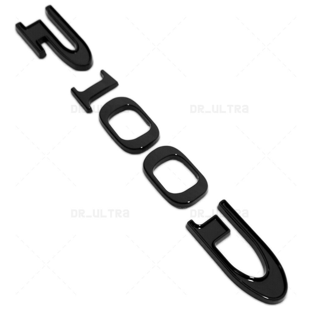 Tesla Rear Liftgate Model P100D Nameplate Logo Badge Emblem Sport Gloss Black