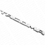 2x 15-21 Chrome Tacoma Letter Front Door Nameplate Emblem Badge Logo Tailgate