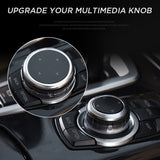 Decoration Replace Small Multimedia Knob Cover iDrive Button for BMW F10 F20 F30