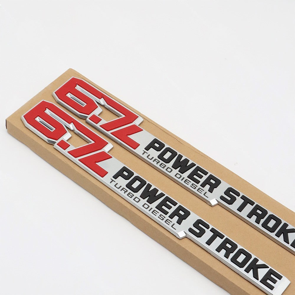 DOOR EMBLEM 6.7L POWER STROKE TURBO DIESEL FOR SUPER-DUTY 250 350 450