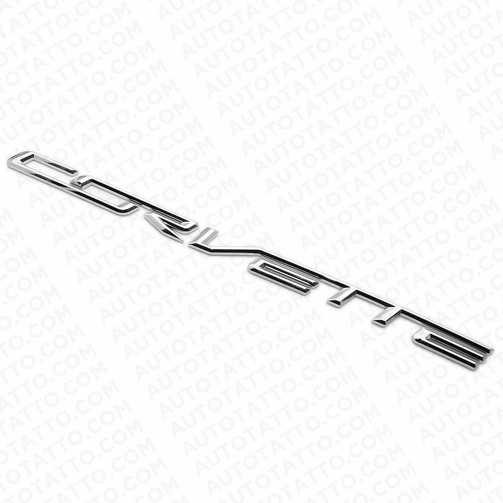 For 14-19 Corvette C7 R Z06 OEM Chrome Rear Bumper Letter Badge Emblem Sport