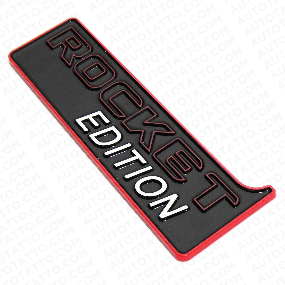 Mercedes BRABUS Rocket Edition Liftgate Nameplate Badge Medal Emblem Sport Black