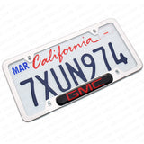Chrome Stainless Steel Front Rear For GMC Sport License Plate Frame Cover Gift
