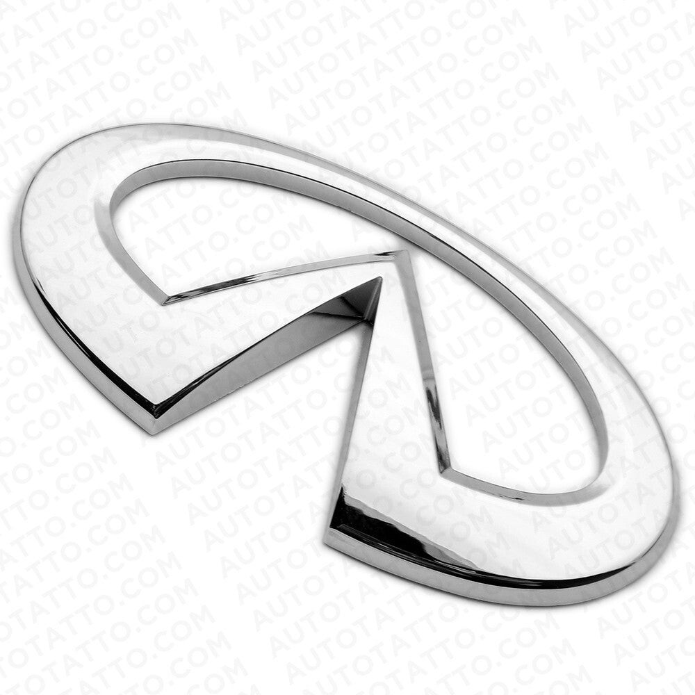 17-22 Infiniti Q60 Rear Luggage Lid Nameplate Emblem Badge Logo Chrome