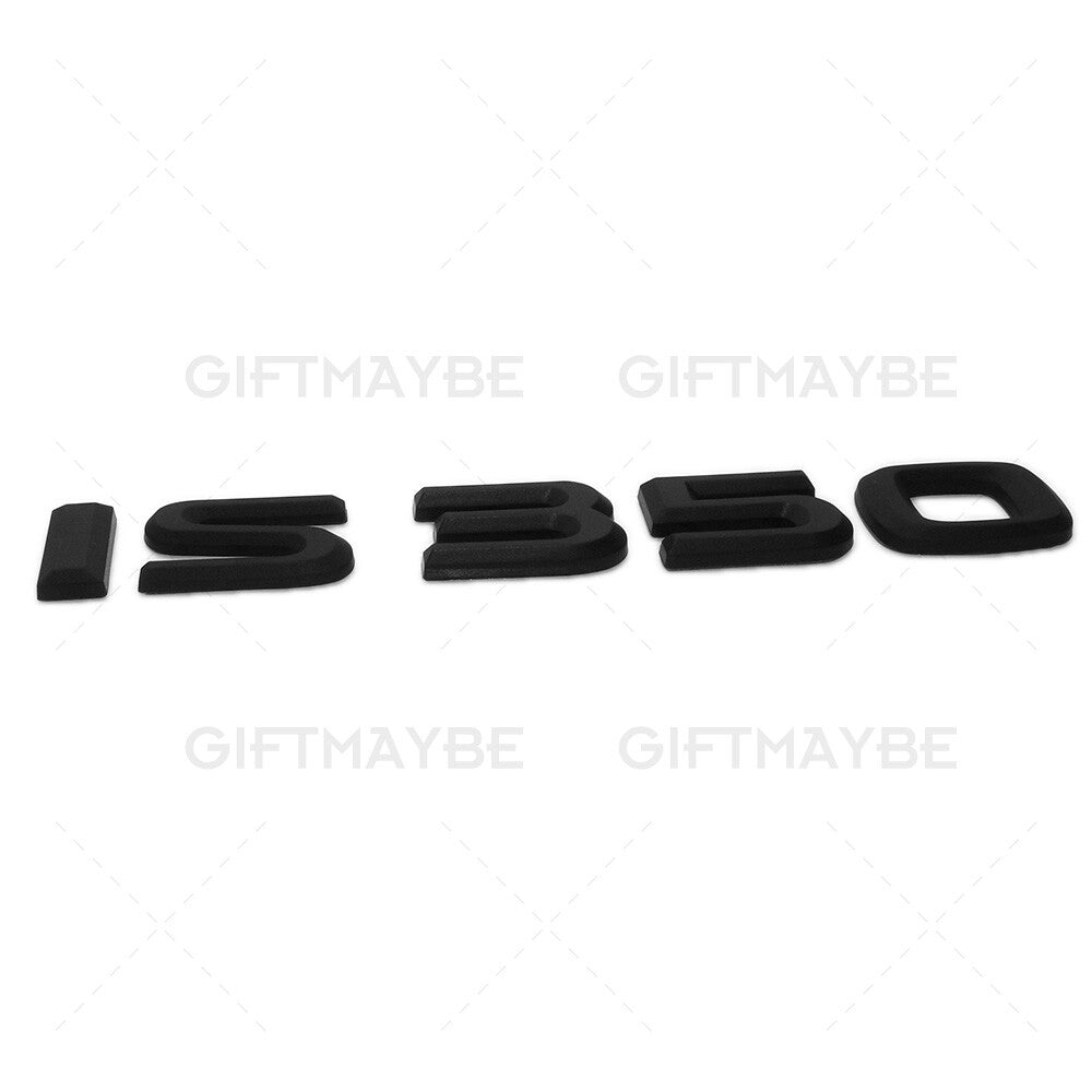 Lexus Trunk Lid Matte Black IS 350 Letter Logo Badge Decal Emblem Car F-Sport