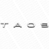21-24 VW TAOS Rear Liftgate Hatch Lid Letter Nmaeplate Badge Emblem Chrome