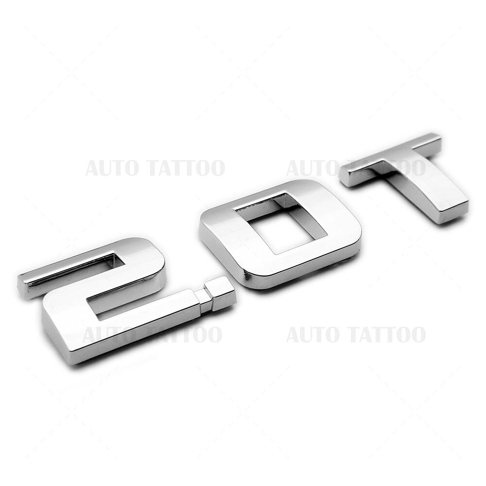 For Chevy Equinox Liftgate 2.0T Turbo Letter Logo Badge Emblem Sport OEM Chrome