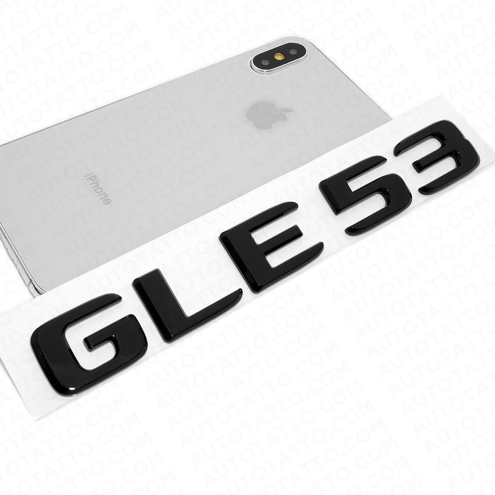 2021 Mercedes-Benz GLE 53 Letter Emblem Liftgate Badge AMG Sport Gloss Black