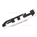 GMC Canyon Sierra AT4 Rear Tailgate Badge Logo Emblem Nameplate Matte Blackout