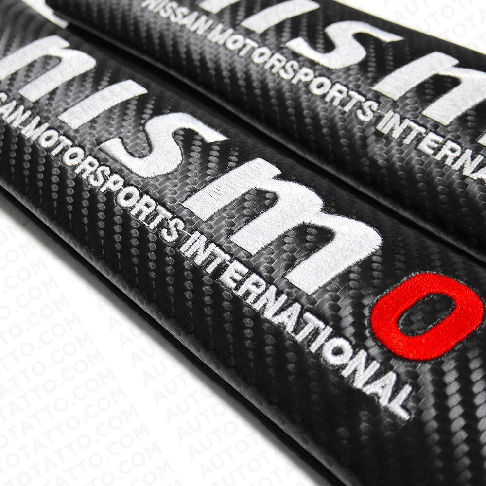 Universal Carbon Car Seat Belt Cover Safety Shoulder Strap Cushion Pad Harness
