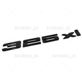 01-05 BMW 325xi Rear Trunk Lid Letter Emblem Badge M Performance Gloss Black