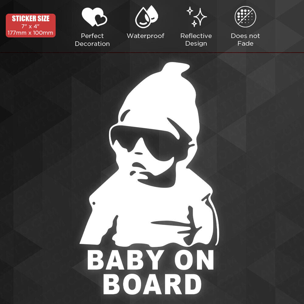 Baby On Board Sticker Decal Baby In Car Suv Van Liftgate Windows Decoration