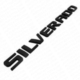 2x Chevy Silverado Fender Tailgate Logo Nameplates Letter 3D Emblem Z71 Black
