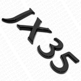 For Infiniti JX35 Rear Trunk Logo Letter Badge Emblem Nameplate Gloss Black