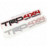 2x 3D TRD 4x4 Off Road Sport Back Pickup Bed Truck Logo Sticker Decal Decoration