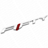 For Camaro FIfty Side Fender Marker Nameplate Logo Sport Emblem Decorate Chrome