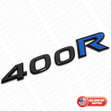 For Nissan Infiniti 400R Rear Trunk Lid Badge Emblem Nameplate Black Blue Sport
