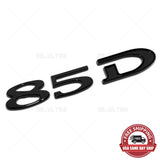 Tesla Rear Liftgate Lid Model 85D Nameplate Logo Badge Emblem Sport Gloss Black