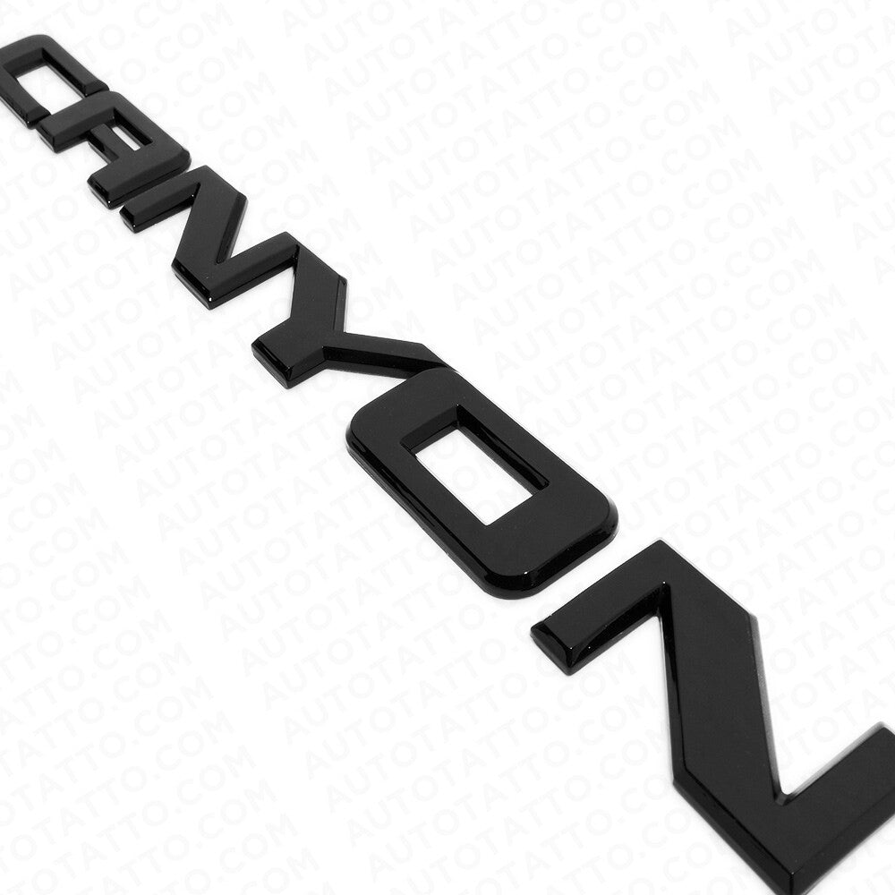 GMC Canyon Front Door or Rear Liftgate Badge Logo Emblem Decorate Gloss Black