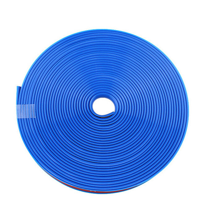 26FT Car Wheels Hub Rim Edge Protector Ring Tire Guard Sticker Rubber Strip Line