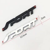Universal 3D Fashion Metal 1x Sport / 2x Sport Car Decal Sticker Auto Decoration