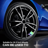 6x Car Wheels Tire Rim Vinyl Decal Racing Stripes Sport Decorate Sticker Rainbow