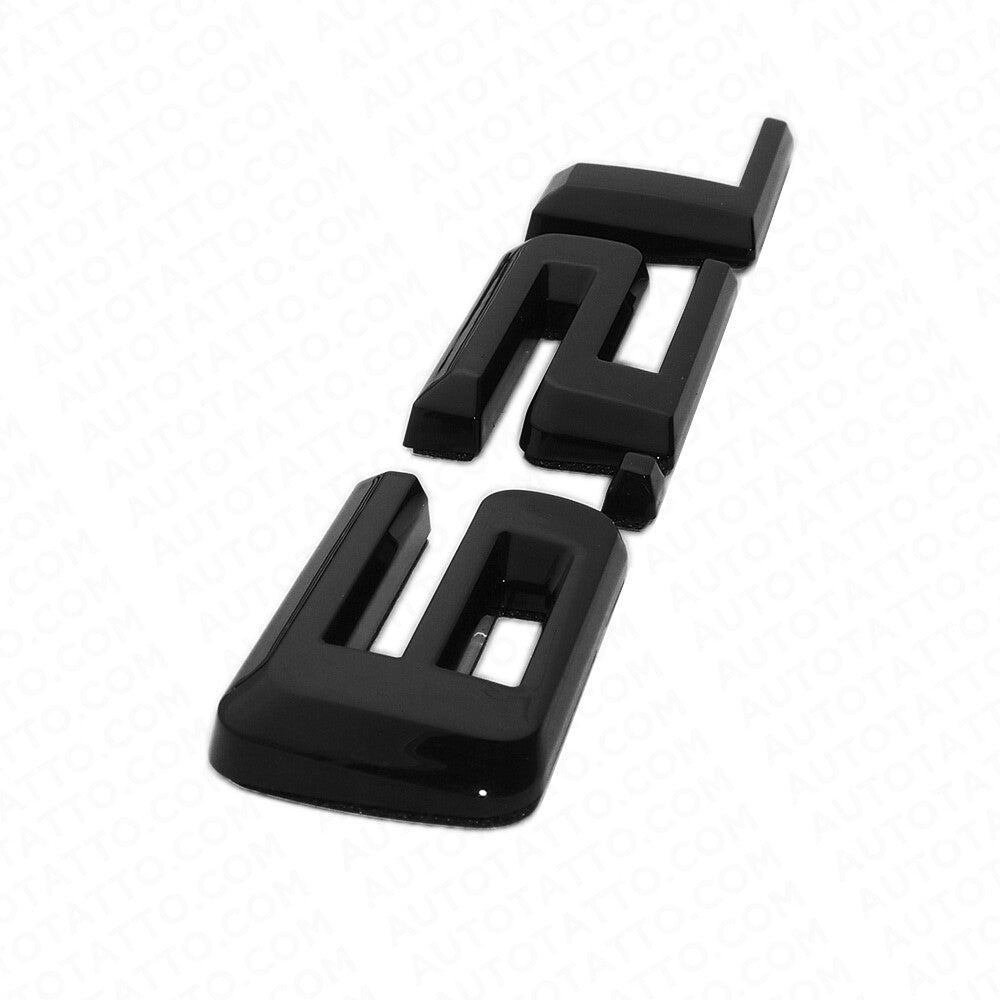 19-22 Gloss Black Chevy Silverado 1500 6.2L Hood Letter Emblem Badge Z71 LTZ