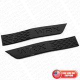 Blackout - Right / Left Fender GARNISH Badges Emblem Subie JDM Logo 15-21 W-R-X