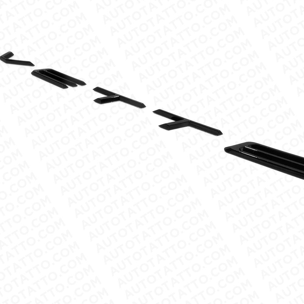 20+ Chevrolet C8 Rear Bumper Corvette Letter Badge Nameplate Emblem Gloss Black