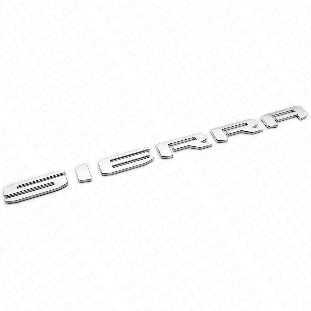 For 19-21 GMC Sierra Door Tailgate Logo Emblem Pickup Badge Nameplate Chrome