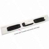 19-21 GMC Sierra Tailgate SLE Logo Emblem Pickup Badge Nameplate Gloss Black