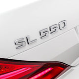 17-21 Mercedes SL 550 Letter Emblem Trunk Lid Logo Badge AMG Sport Matte Black