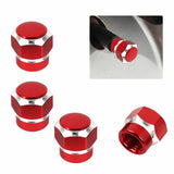 4pcs Hex Tire Wheels Air Valve Stem Caps Cover Car Truck Hotrod ATV Decorate