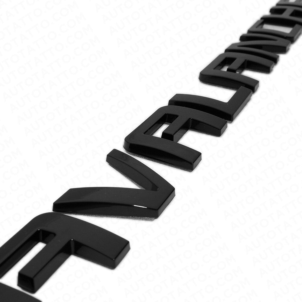 For Chevy Avalanche Door / Tailgate Badge 3D Logo Emblem Truck OEM Gloss Black