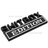 2Pcs ShitBox Edition 3D Car Truck Emblem Funny Badge Sticker Decal Decorate