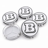 Mercedes Brabus Alloy Wheel Centre Cap Hub Set of 4 Silver 75mm Many Models